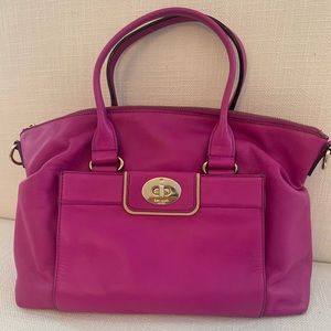 Kate Spade magenta handbag